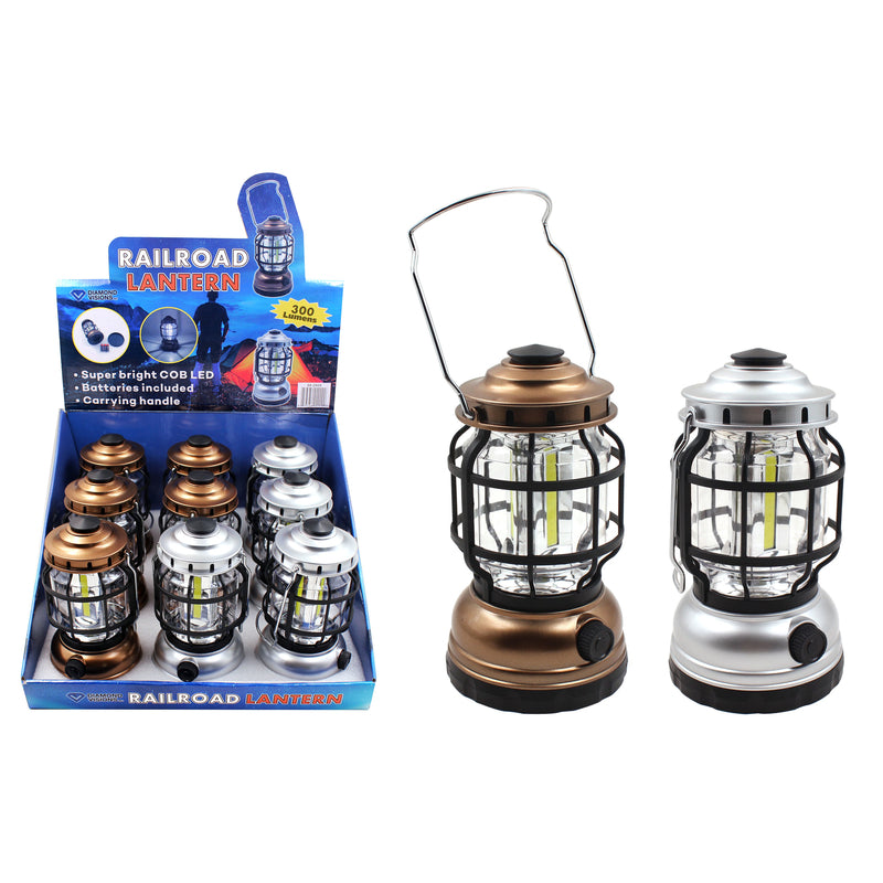 DIAMOND VISIONS - Diamond Visions 300 lm Assorted LED Railroad Lantern - Case of 9