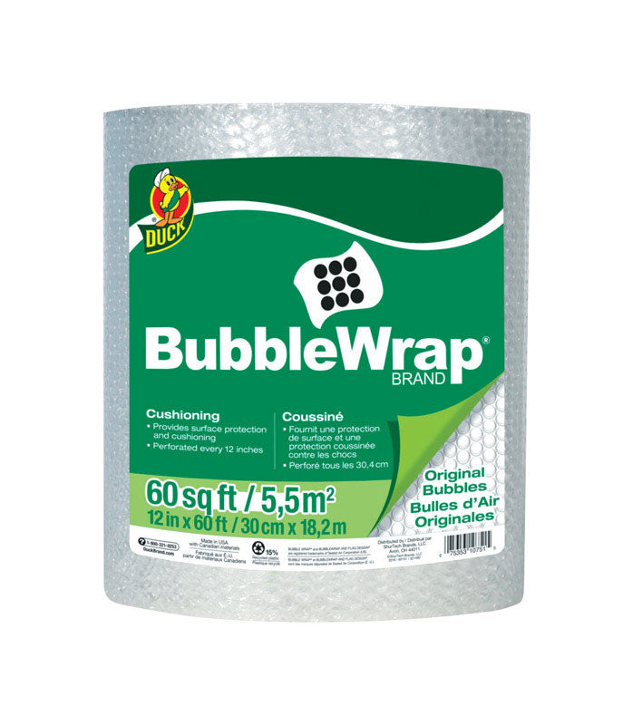 DUCK - Duck 12 in. W X 60 ft. L Bubble Wrap