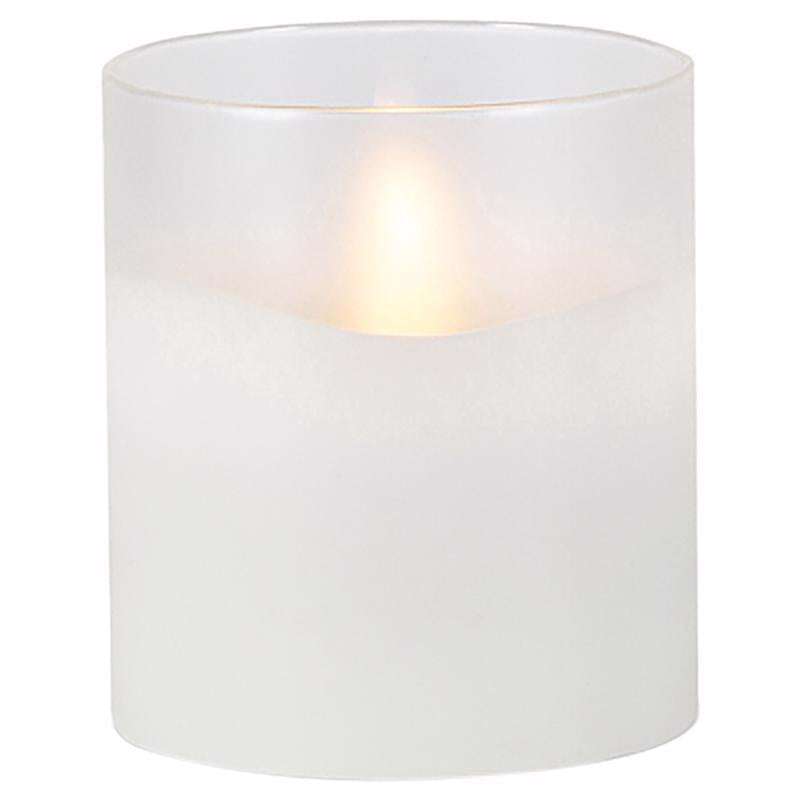 EVERLASTING GLOW - Everlasting Glow White No Scent Scent Flameless Hand Poured Candle - Case of 6 [45603]