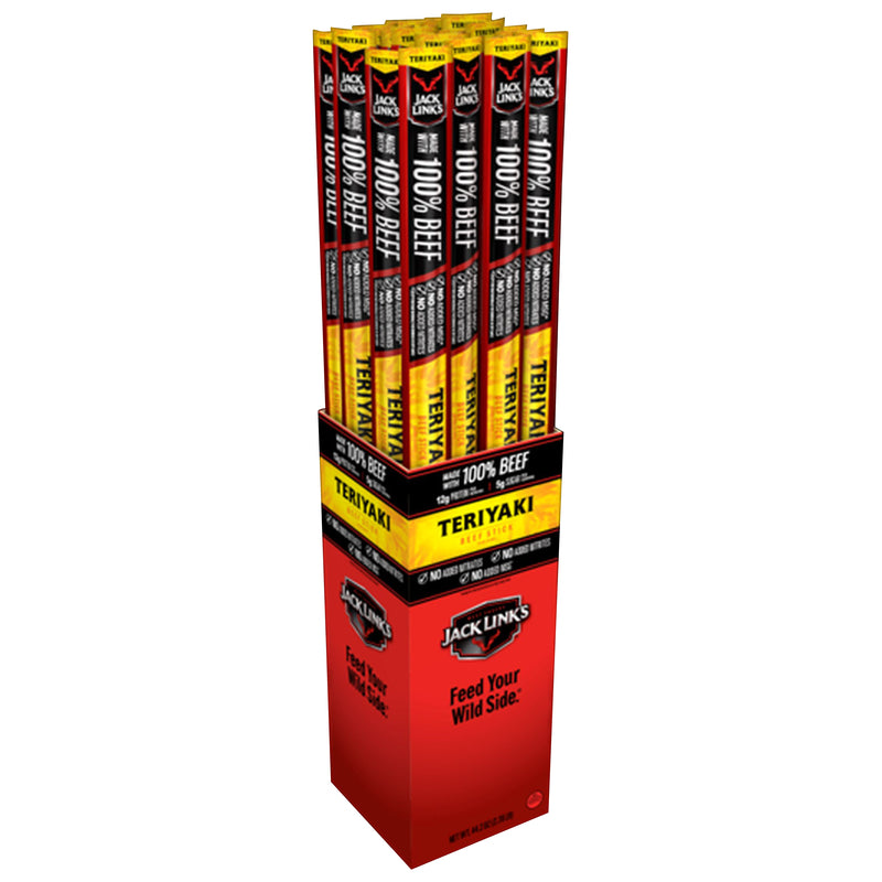 JACK LINKS - Jack Link's Teriyaki Beef Stick 1.84 oz Pegged - Case of 24