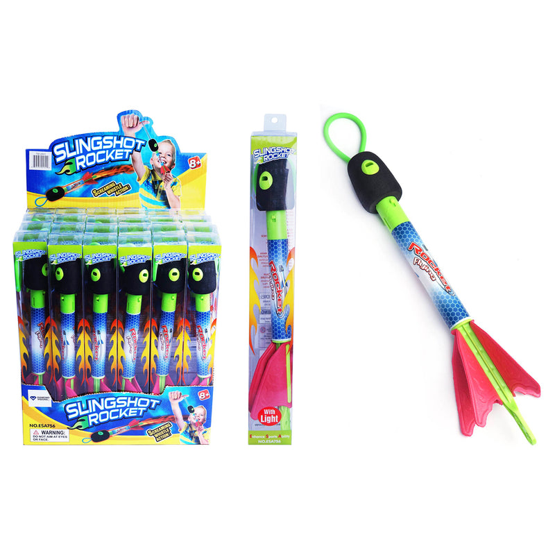 DIAMOND VISIONS - Diamond Visions Light Up Sling Shot Rocket Plastic 1 pc - Case of 24