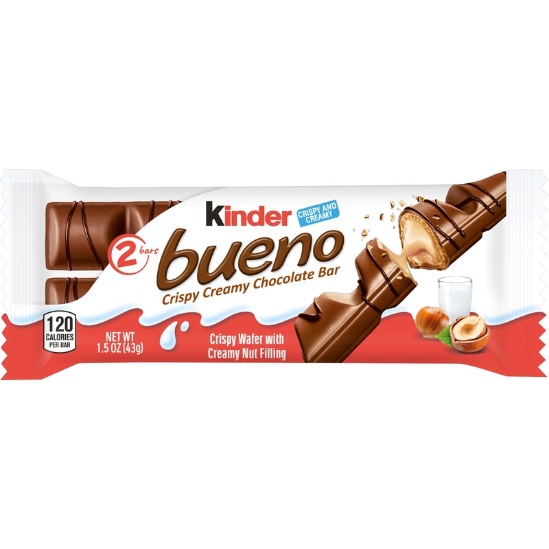 FERRERO - Ferrero Kinder bueno Chocolate Bar 1.5 oz - Case of 20