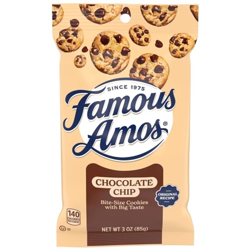 FAMOUS AMOS - Famous Amos Original Recipe Cookies 3 oz Pegged - Case of 6