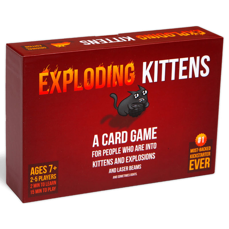 EXPLODING KITTENS - Exploding Kittens Card Game Multicolored 56 pc