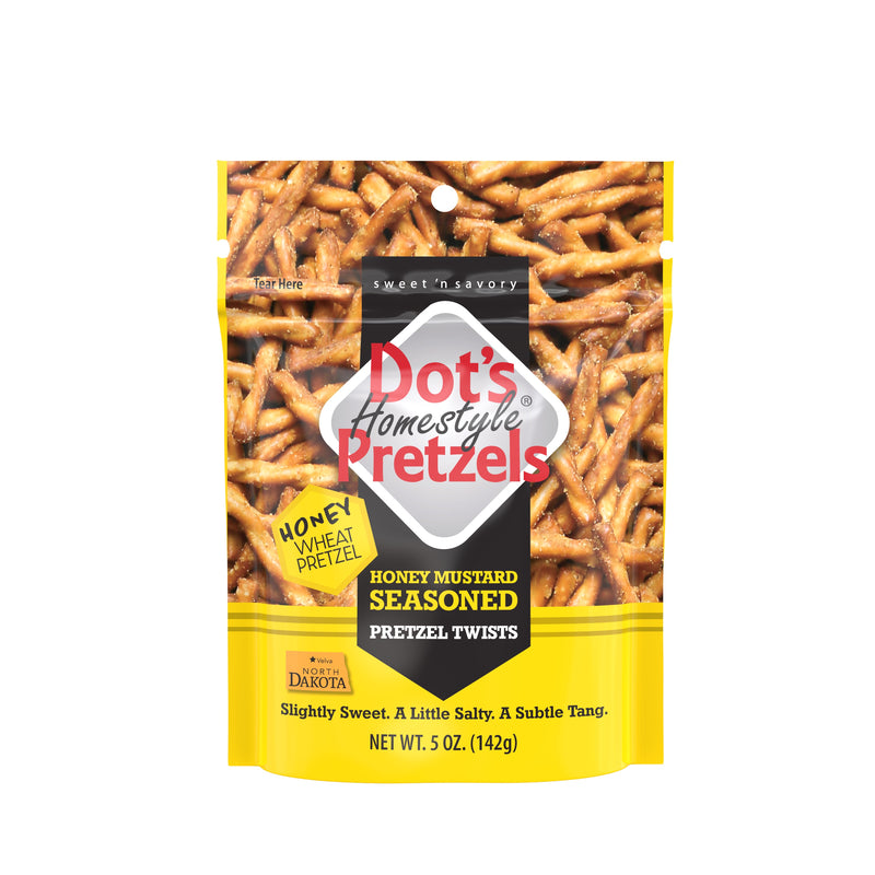 DOT'S - Dot's Homestyle Honey Mustard Pretzels 5 oz Bagged - Case of 10