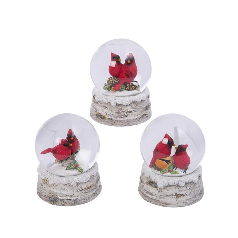 GERSON - Gerson Multicolored Cardinal Snow Indoor Christmas Decor 4.25 in. - Case of 3
