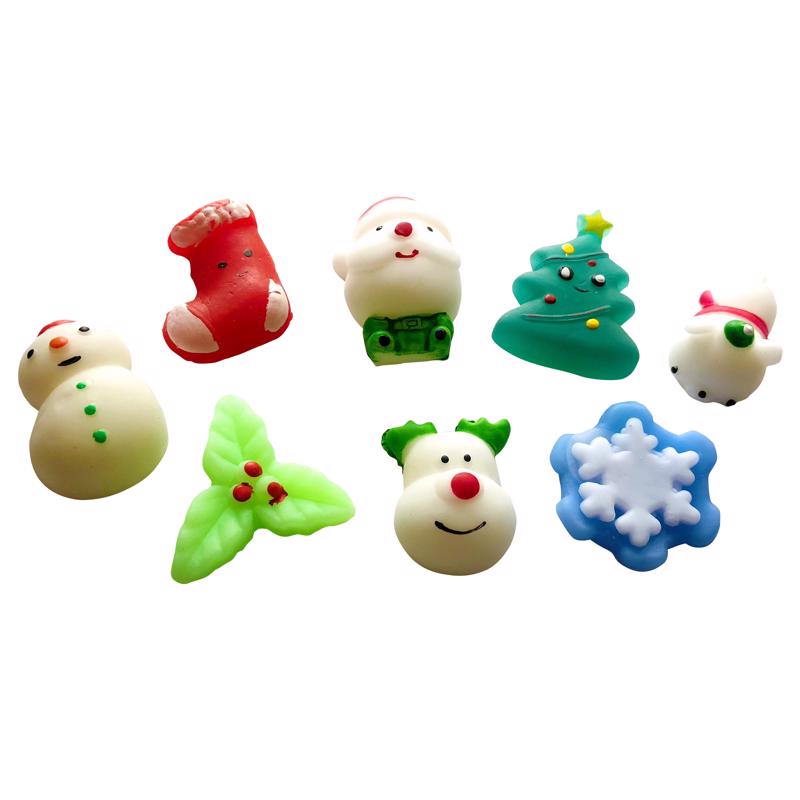 ZORBITZ - Zorbitz Christmas Squishies Rubber Multicolored - Case of 20