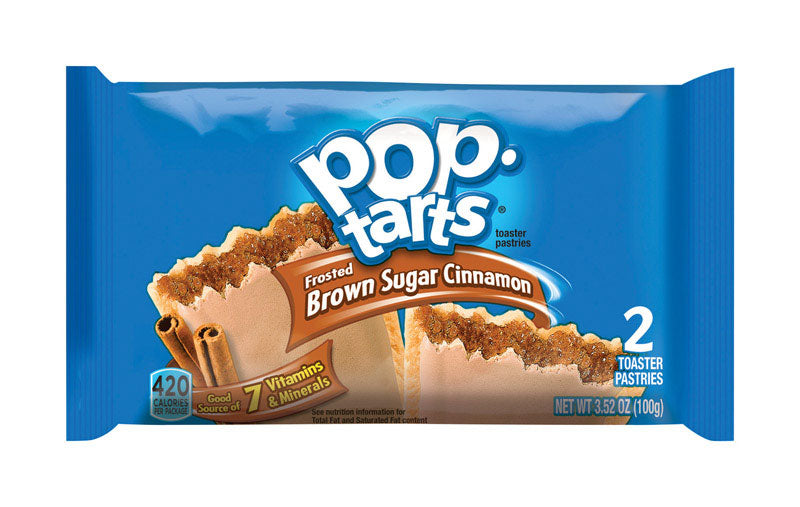 POP-TARTS - Pop-Tarts Brown Sugar Cinnamon Toaster Pastries 3.52 oz Pouch - Case of 6