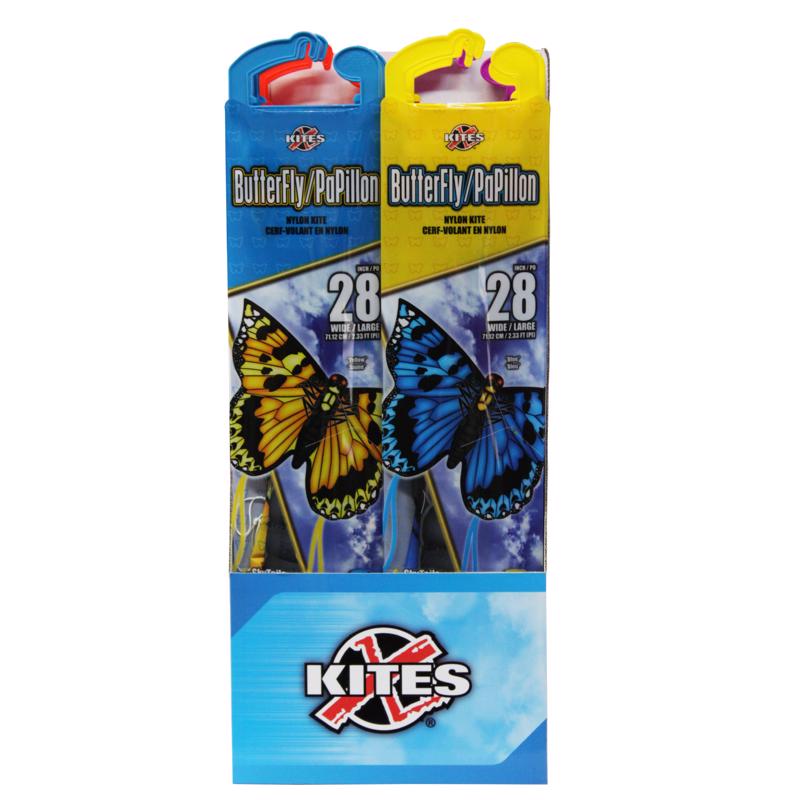 X KITES - X Kites ButterFly Kites Nylon Assortment - Case of 12