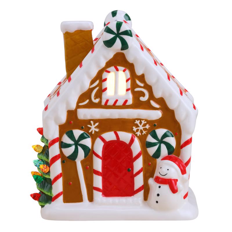 MR. CHRISTMAS - Mr. Christmas Brown Gingerbread Christmas Village 7 in. - Case of 4