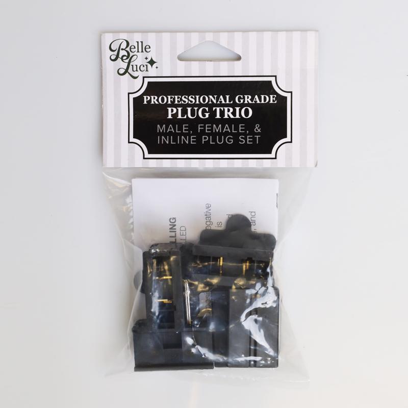 BELLE LUCI - Belle Luci Holiday Bright Lights LED Male/Female/Inline Plugs SPT2 Electric Plug Kit 0 ft. 0 lights