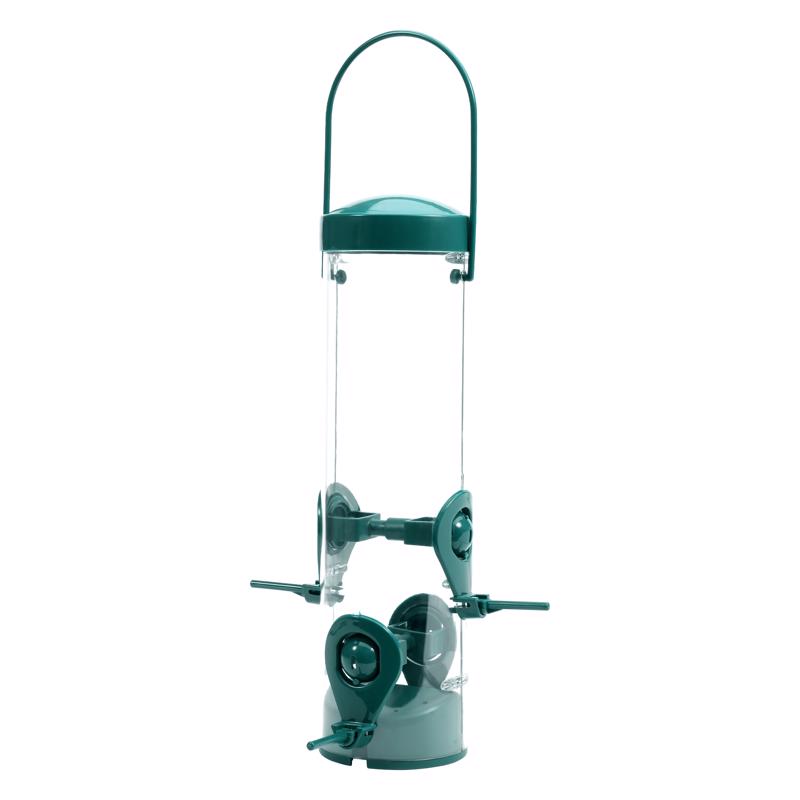 PERKY-PET - Perky-Pet Finch Plastic 2 in 1 Tube Bird Feeder 4 ports