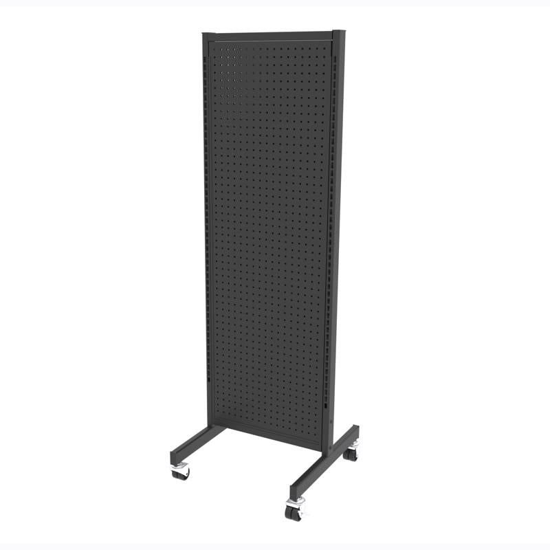 VULCAN INDUSTRIES - 62 in. H X 20  W X 21  L Powder Coated Black All Purpose Rolling Rack