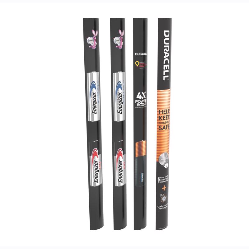 VULCAN INDUSTRIES - 65 in. H X 6 in. W X 1 in. D Multicolored Metal/Styrene Battery Graphic Kit