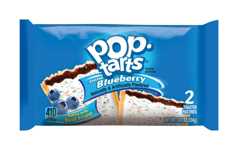 POP-TARTS - Pop-Tarts Blueberry Toaster Pastries 3.67 oz Pouch - Case of 6