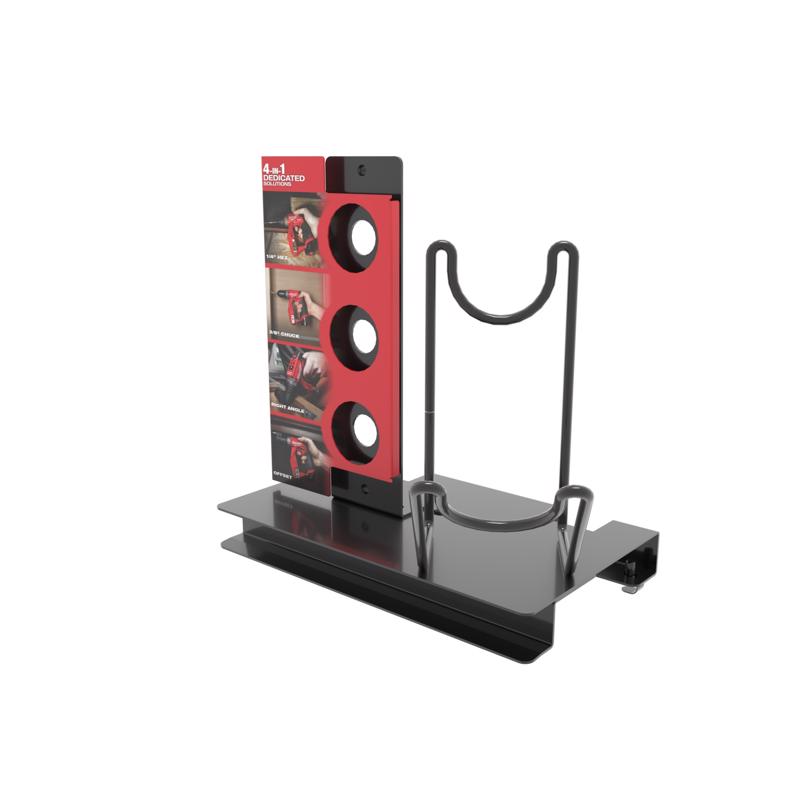 VULCAN INDUSTRIES - 10.7 in. H X 7.1 in. W X 10 in. L Black Installation Driver Holder Tool Holder Metal