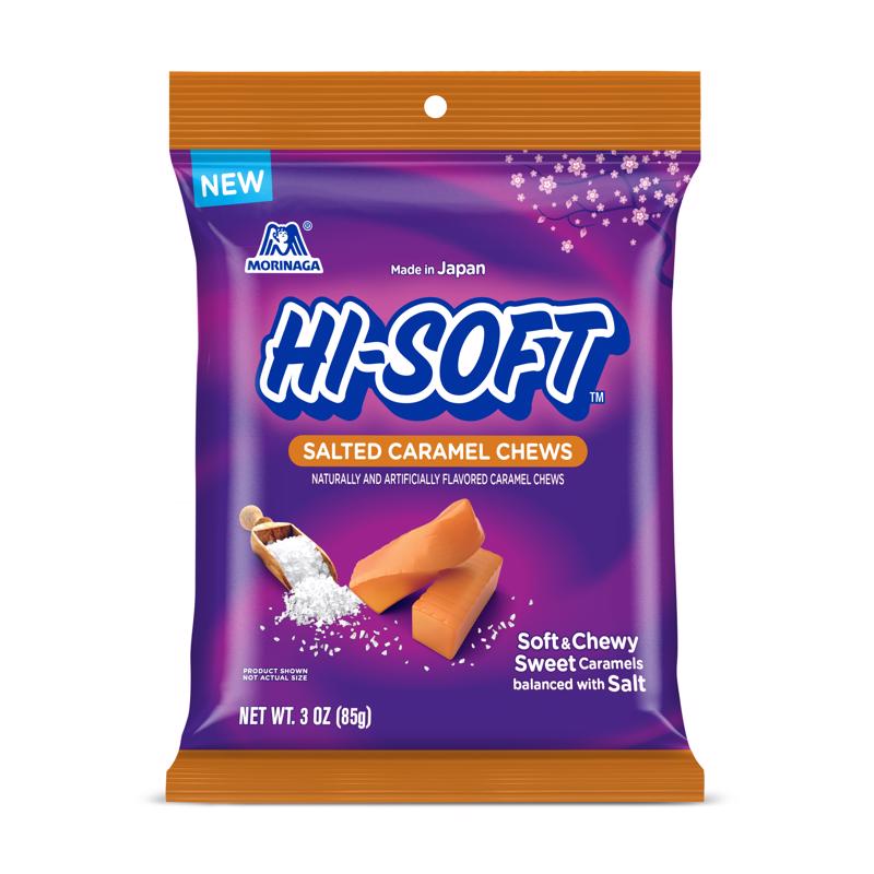 MORINAGA - Morinaga Hi-Soft Salted  Caramel Chews 3 oz - Case of 6