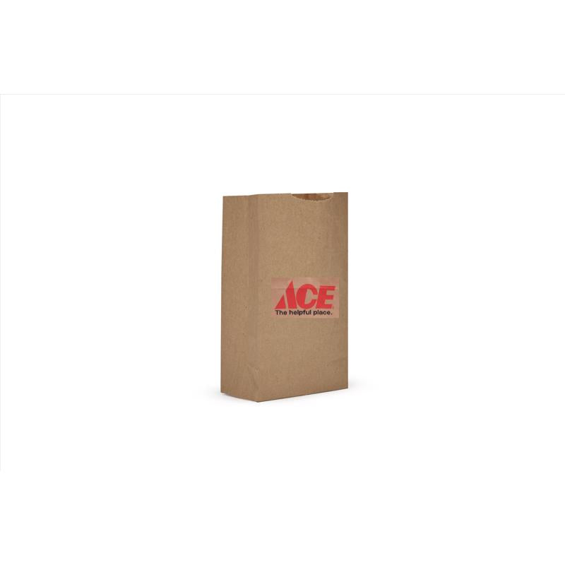 NORTH AMERICAN BAGS - North American Bags Yes Paper Brown Shopping Bag Recycled 500 pk 7.75 in. H X 2.75 in. W X 4.8 in. L