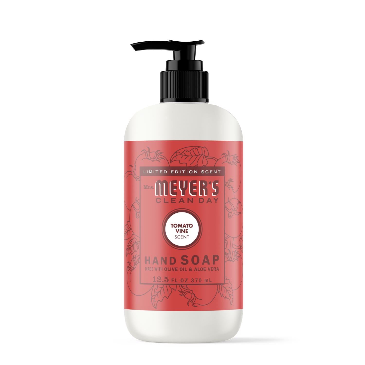 Mrs. Meyer's Clean Day Tomato Vine Scent Liquid Hand Soap 12.5 oz - Case of 6