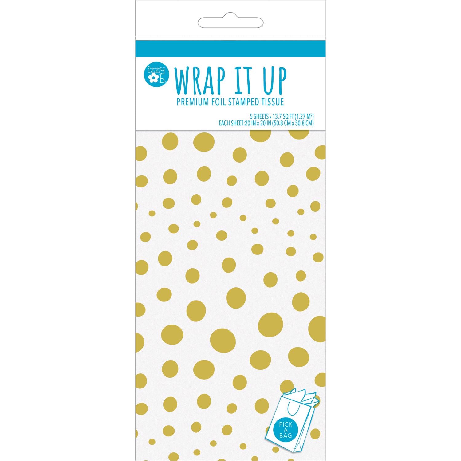 Paper Images Izzy Ob Gold All Occasion Tissue Paper - Case of 6