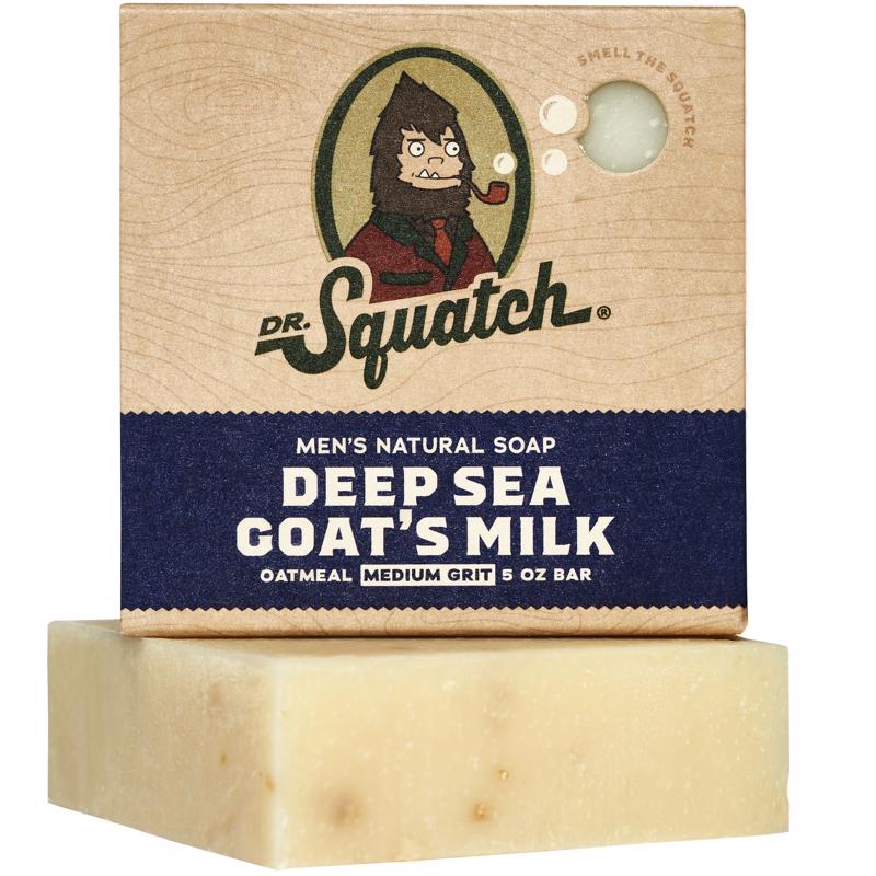 DR. SQUATCH - Dr. Squatch Deep Sea Goat's Milk Scent Bar Soap 5 oz 1 pk