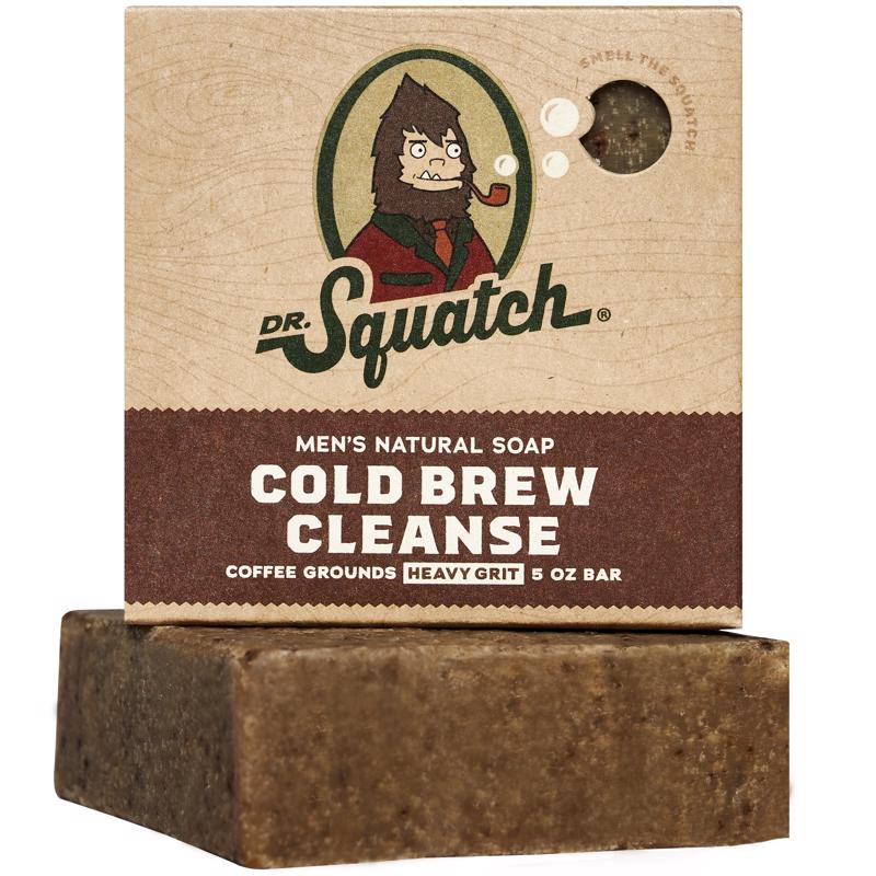 DR. SQUATCH - Dr. Squatch Cold Brew Cleanse Scent Bar Soap 5 oz 1 pk