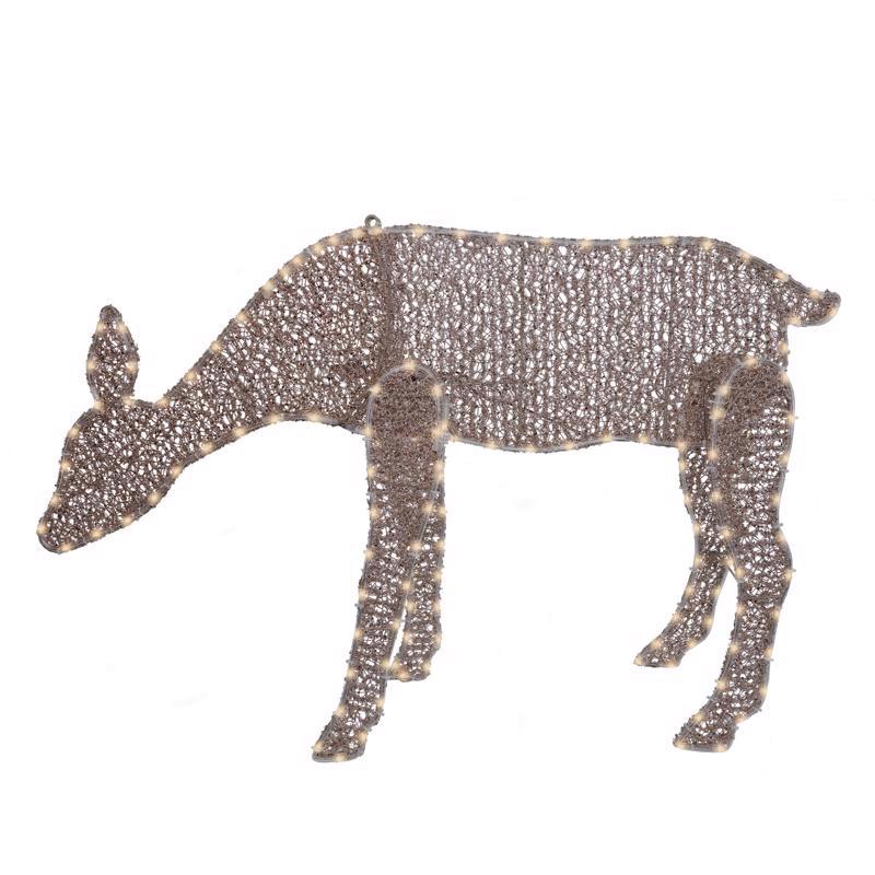 CELEBRATIONS - Celebrations LED Warm White Deer Silhouette 24 in. Yard Decor