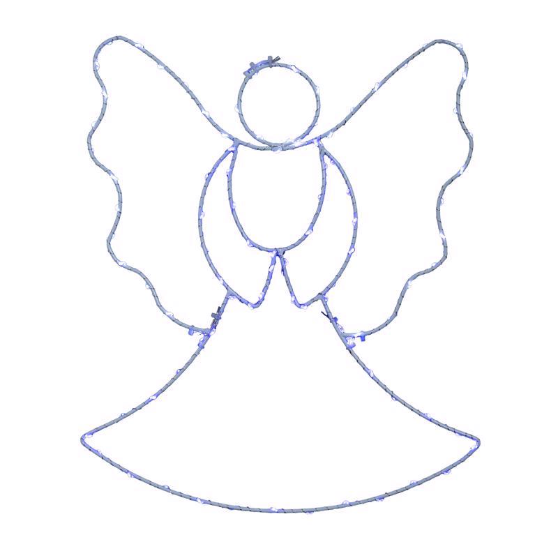 CELEBRATIONS - Celebrations LED Multi Angel Silhoutte 13 in. Hanging Decor