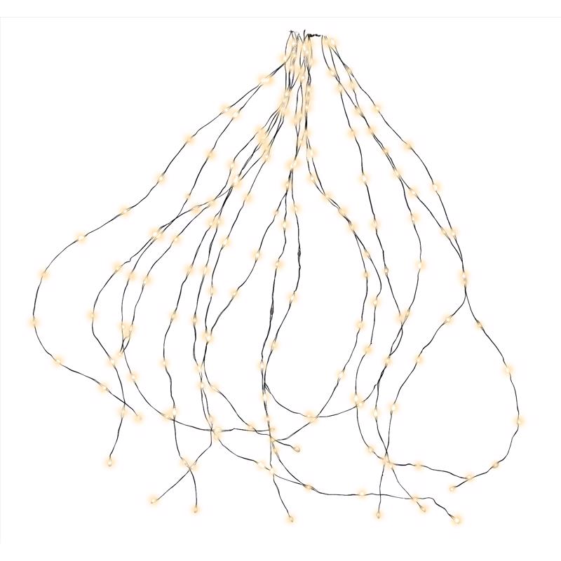 CELEBRATIONS - Celebrations Platinum LED Big Seed Cluster Warm White 832 ct String Christmas Lights 8 ft.