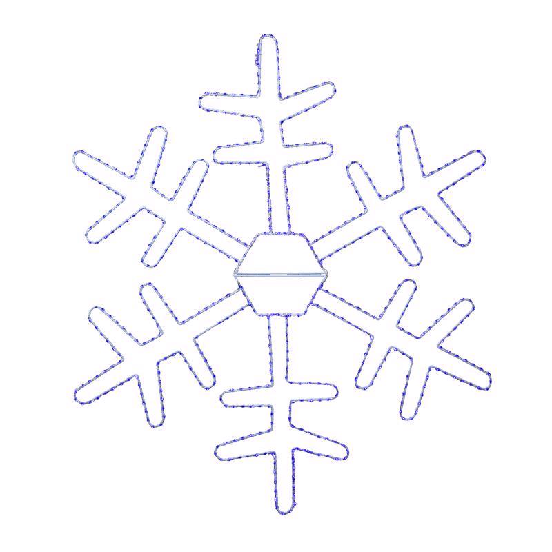 CELEBRATIONS - Celebrations LED Blue Snowflake 18 in. Hanging Decor