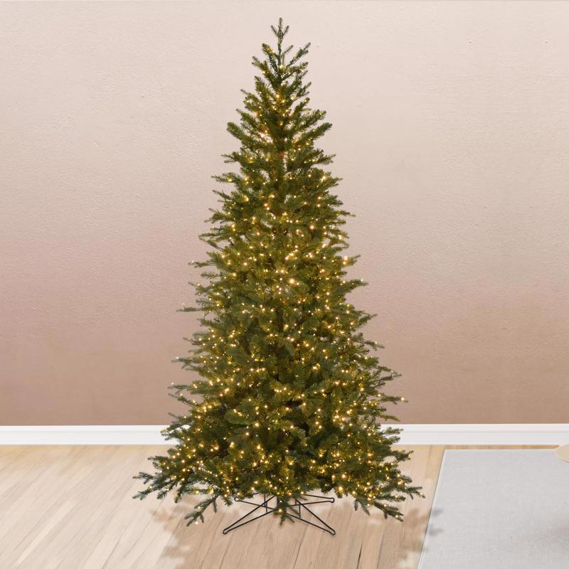 HOLIDAY BRIGHT LIGHTS - Holiday Bright Lights 1-2 Tree 7 ft. Full LED 400 ct Winchester Pine Color Changing Christmas Tree