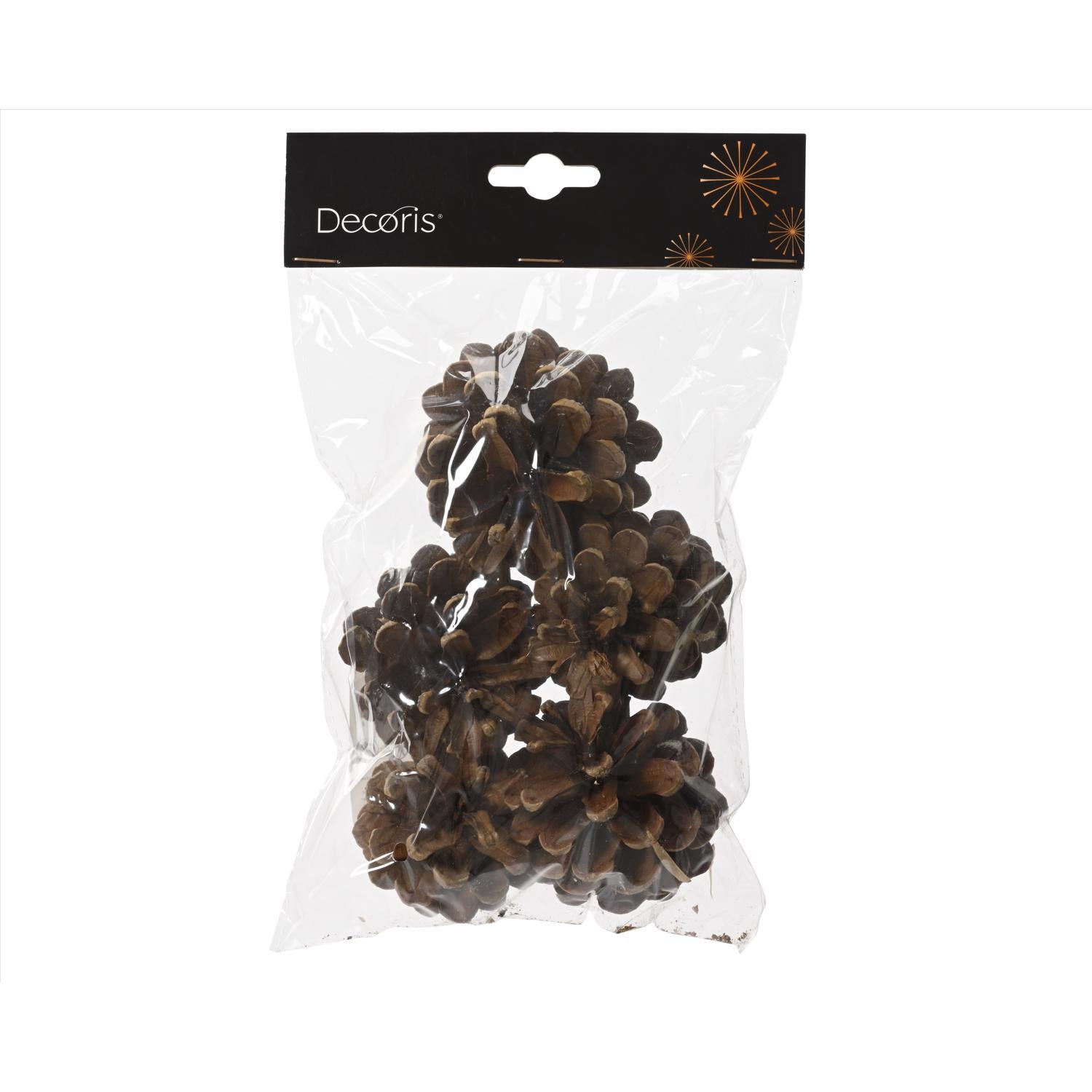 Decoris Set of 5 Pinecones 5.91 in. - Case of 36