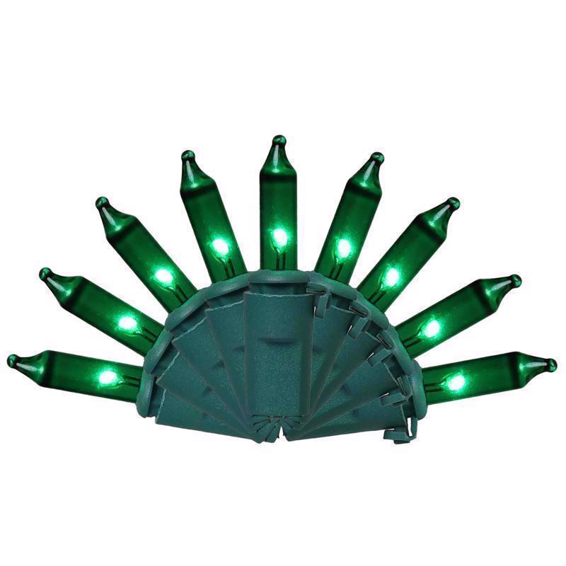 CELEBRATIONS - Celebrations Classic LED T5 Green 100 ct String Christmas Lights 24.75 ft.