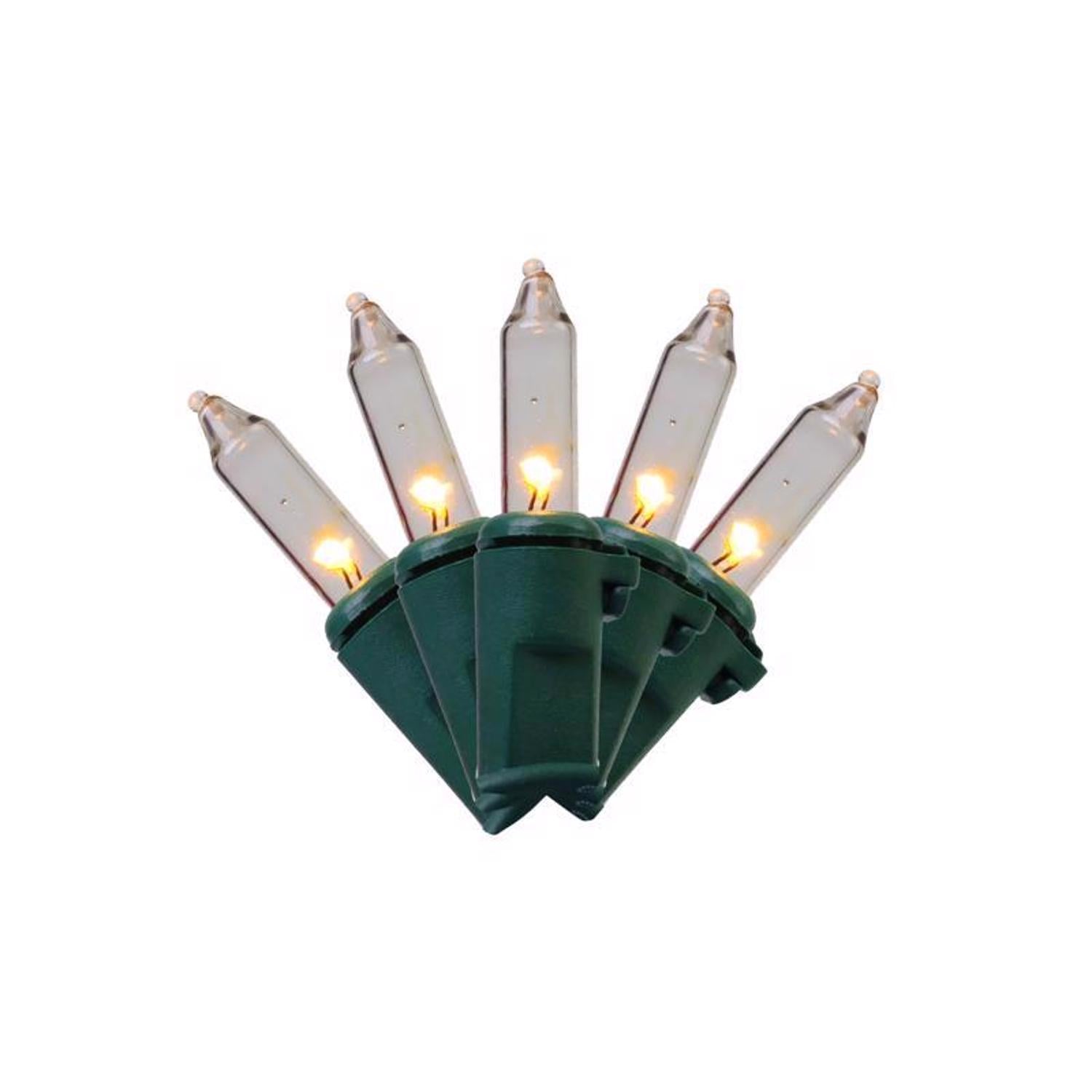 Celebrations Classic LED T5 Warm White 300 ct String Christmas Lights 74.5 ft. - Case of 12