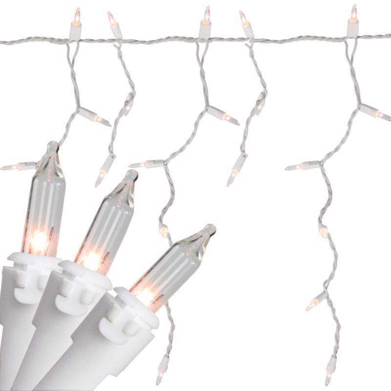 CELEBRATIONS - Celebrations Classic LED T5 Warm White 300 ct Icicle Christmas Lights 19.6 ft.