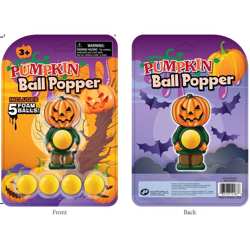 MASTER TOYS - Master Toys Pumpkin Ball Popper Toy 1 pc
