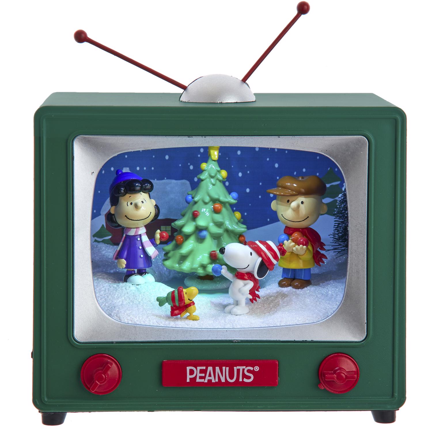Kurt S. Adler Peanuts TV Outdoor Scene Musical Table Decor 5.7 in. - Case of 8