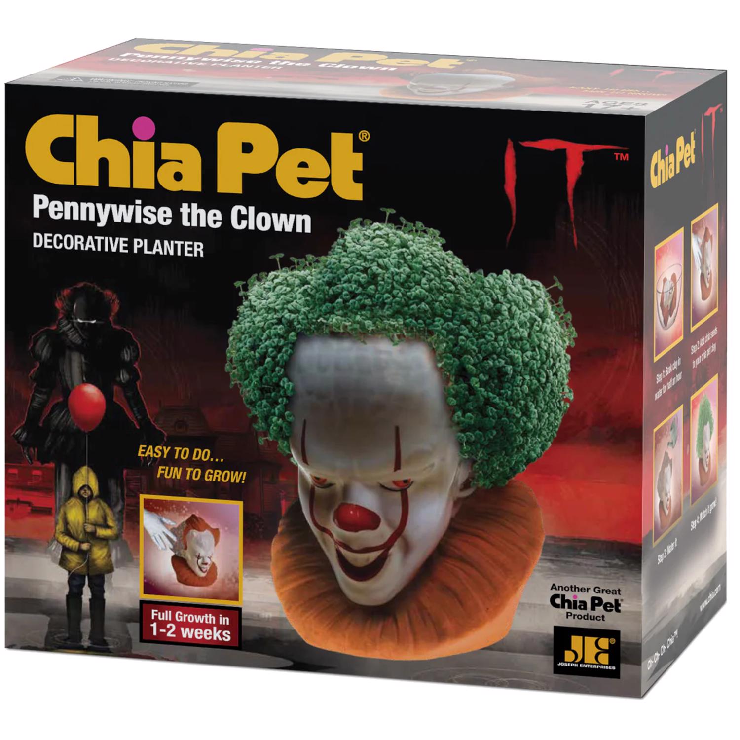 Chia Pet Pennywise the Clown Licensed Planter Clay 1 pk - Case of 16