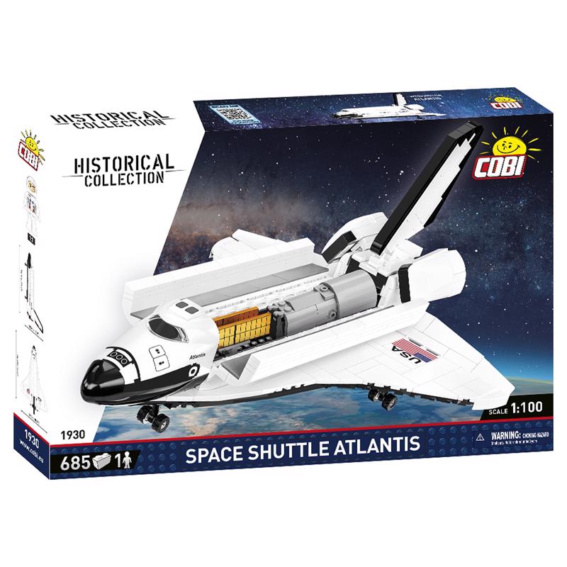 COBI - COBI Space Shuttle Atlantis Block Set Black/White 685 pc