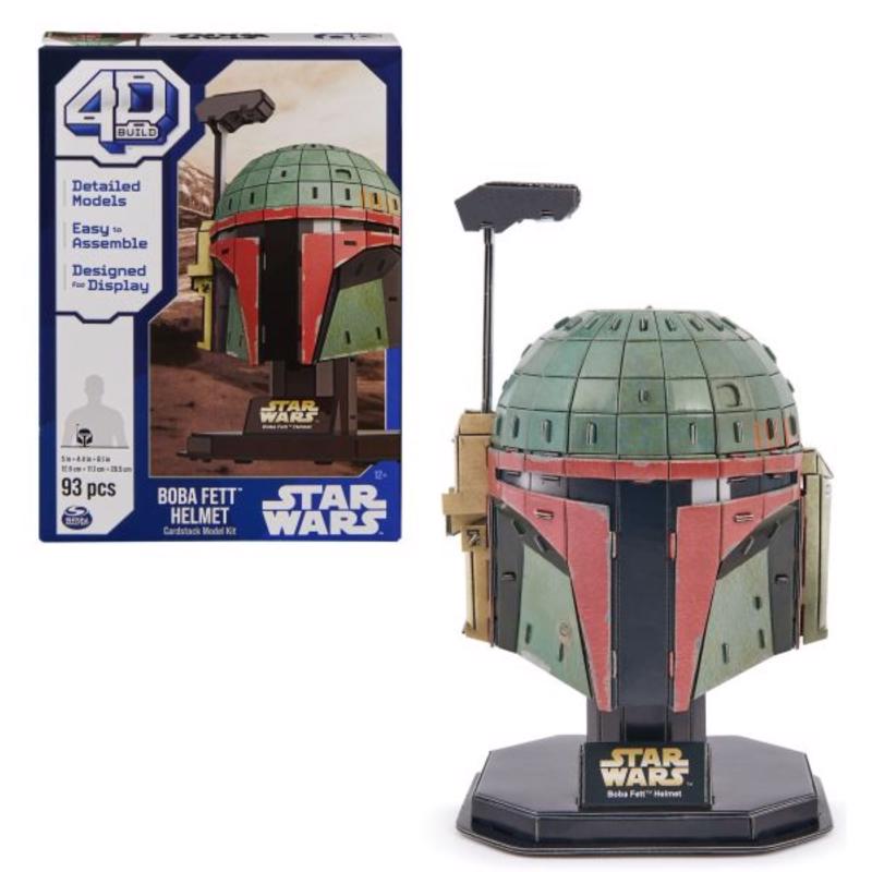 4D BUILD - 4D Build Boba Fett Helmet 3D Puzzle Multicolored 93 pc