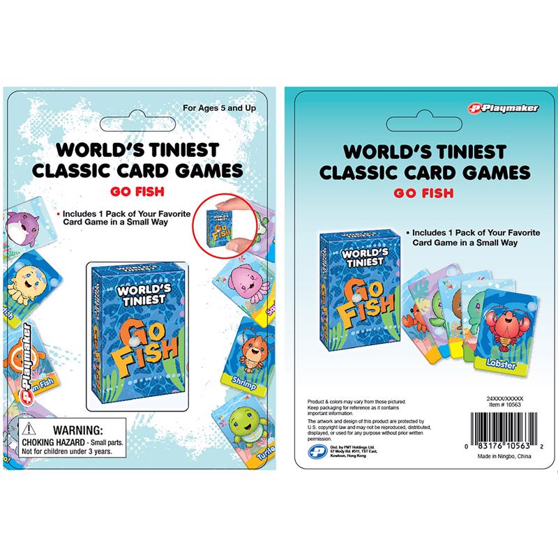 PLAYMAKER TOYS - Playmaker Toys World's Tiniest Go Fish Card Game