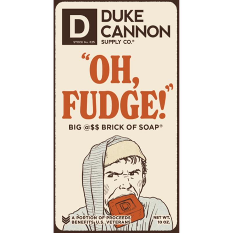 DUKE CANNON - - Duke Cannon Big Ass Brick of Soap Oh Fudge Scent Bar Soap 10 oz 1 pk