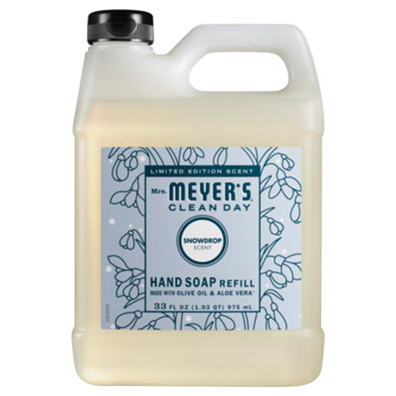 MRS. MEYER'S - Mrs. Meyer's Clean Day Snowdrop Scent Hand Cleaner Refill 33 fl. oz.