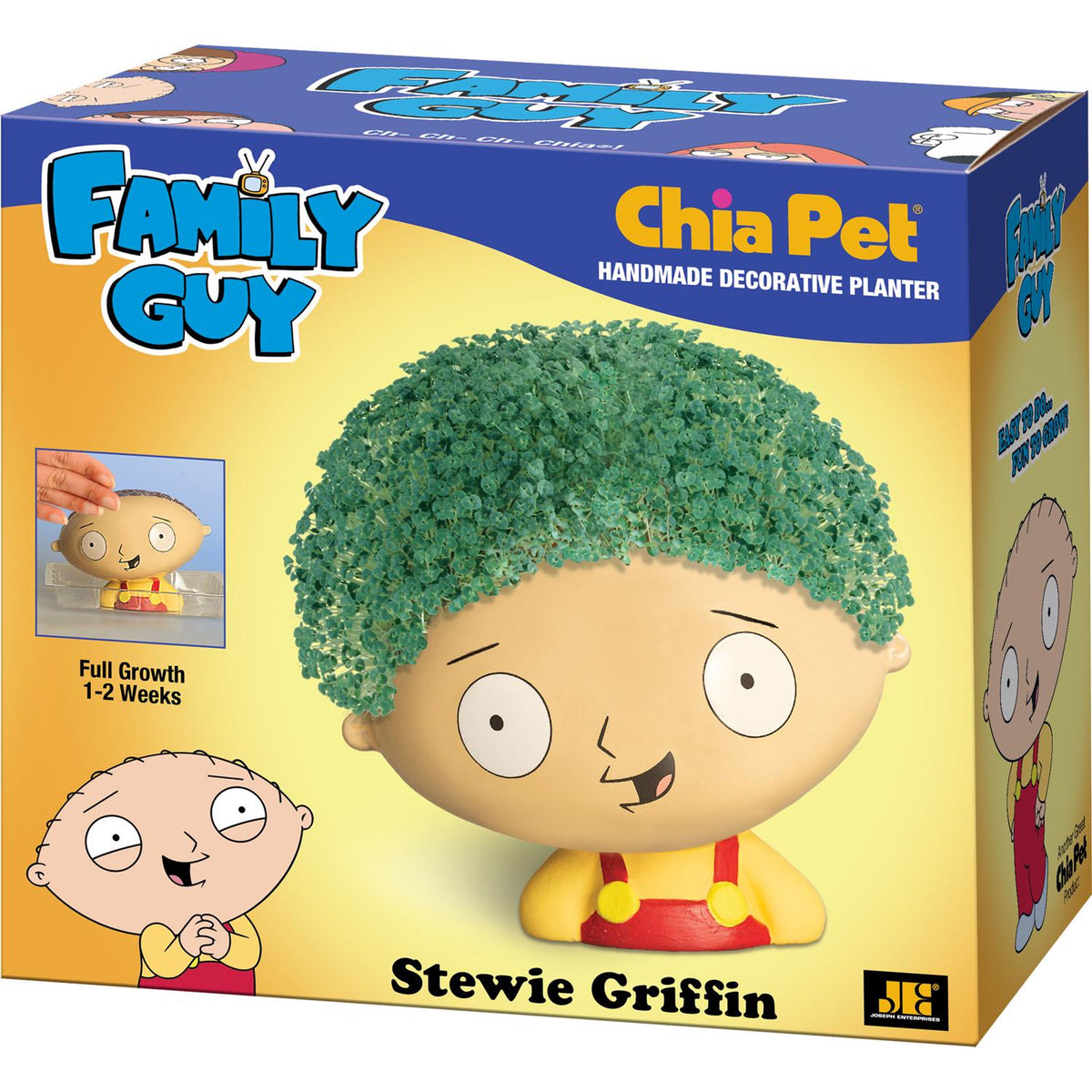 Chia Pet Family Guy Stewie Griffin Decorative Planter Clay 1 pk - Case of 16
