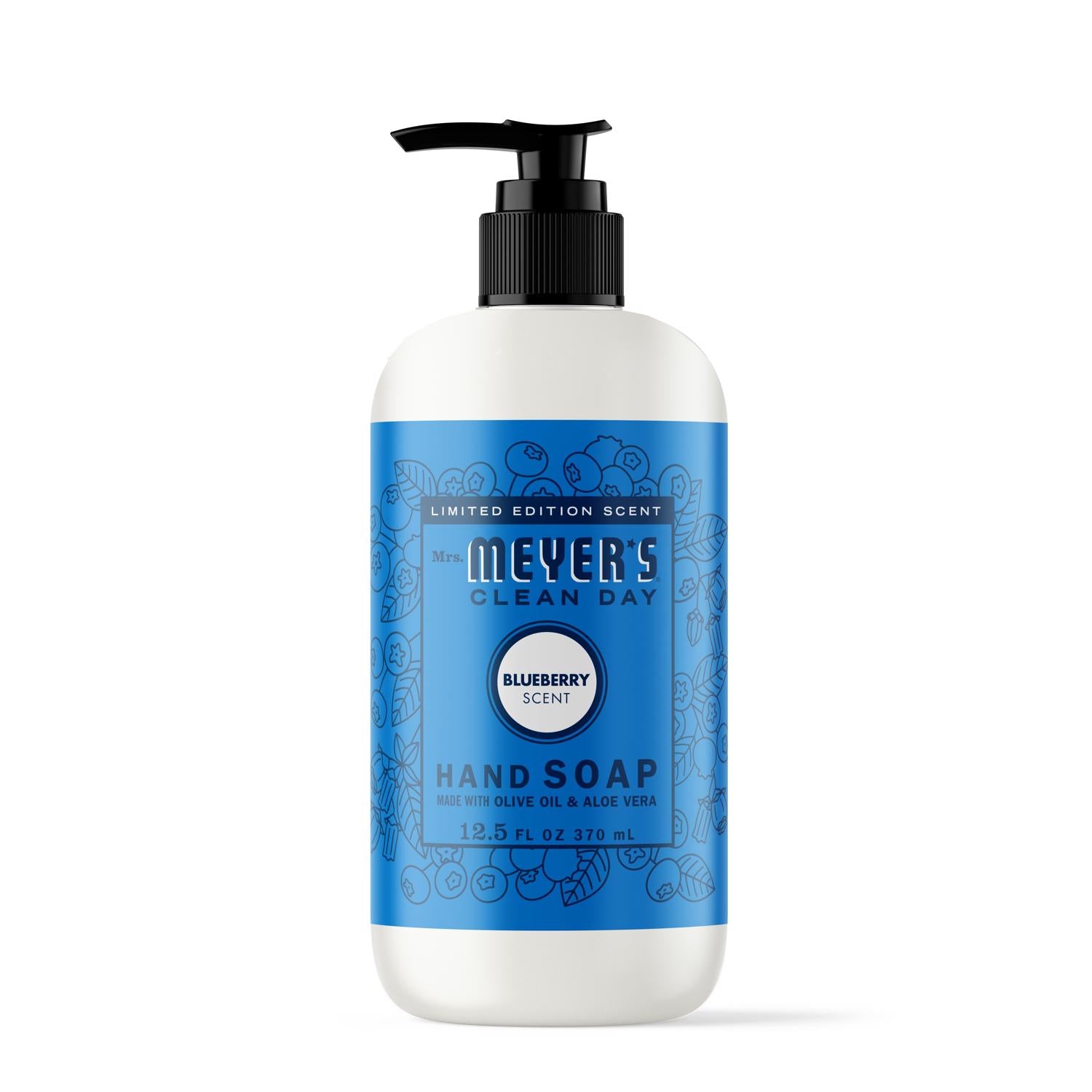 Mrs. Meyer's Clean Day Blueberry Scent Hand Soap 12.5 oz - Case of 6