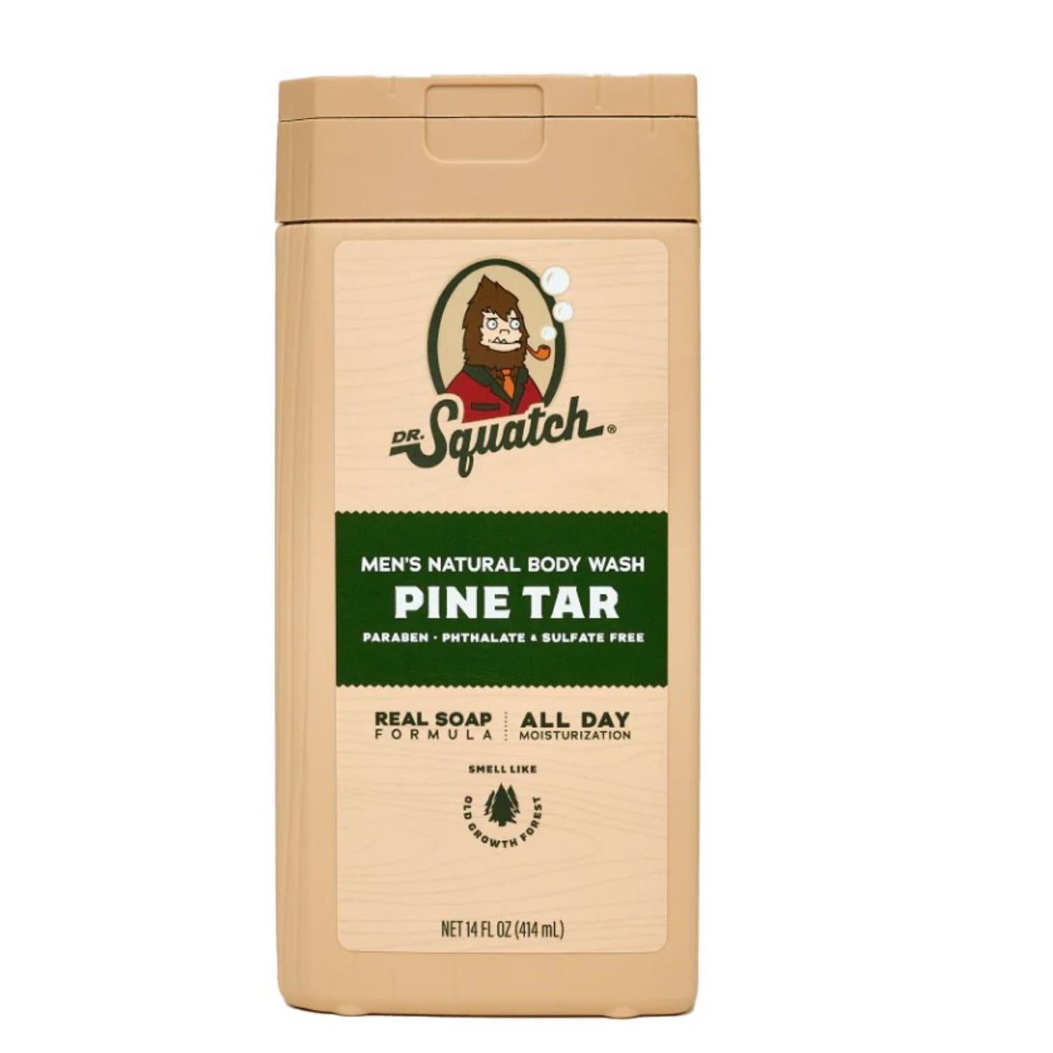 Dr. Squatch Pine Tar Scent Body Wash 14 fl. oz. 1 pk - Case of 1