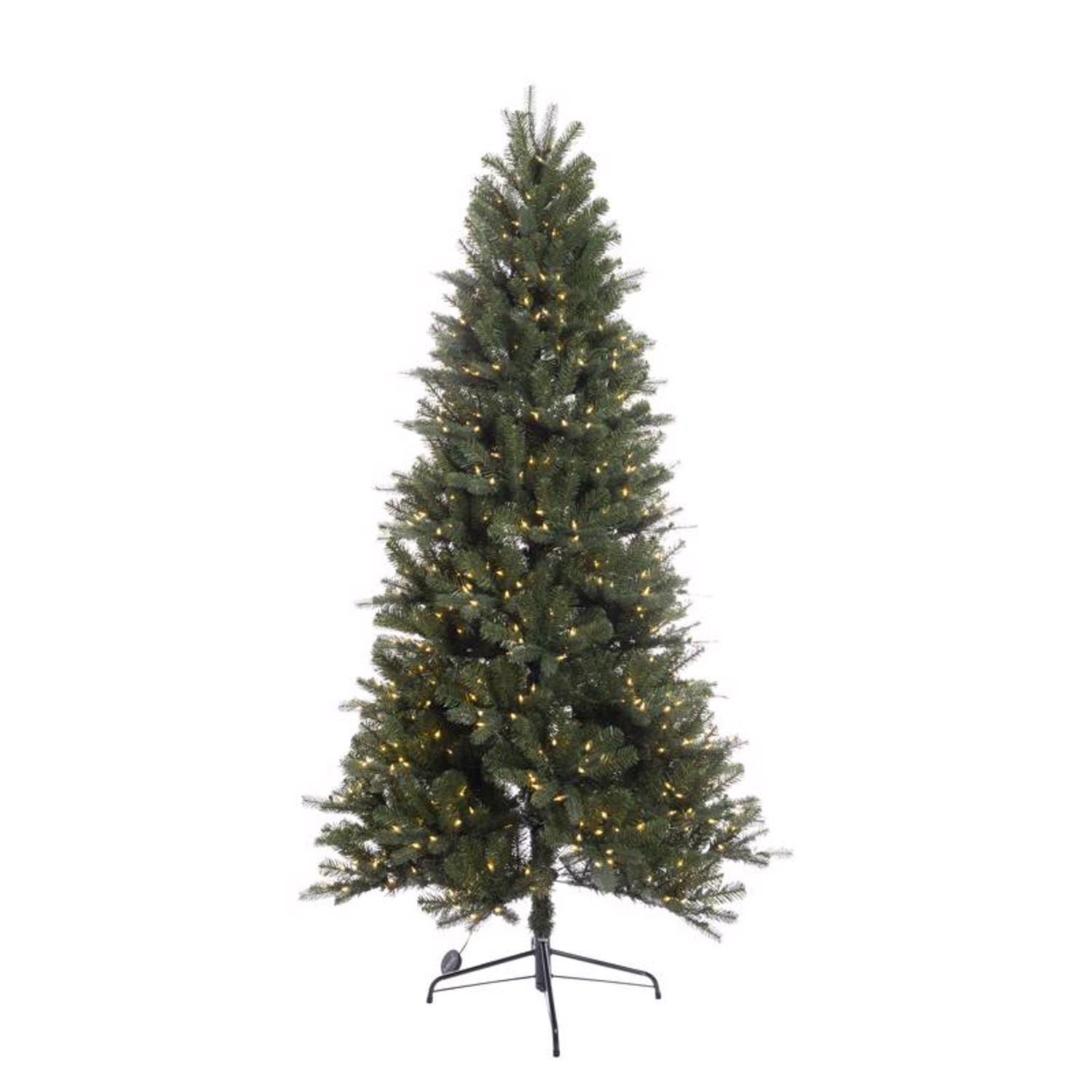Holiday Bright Lights 7 ft. Full LED 650 ct Virginia Classic 1-2 Color Changing Christmas Tree