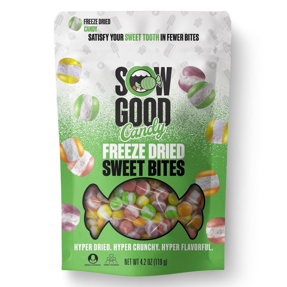 Sow Good Freeze Dried Sweet Bites Candy Bites 4.2 oz - Case of 12