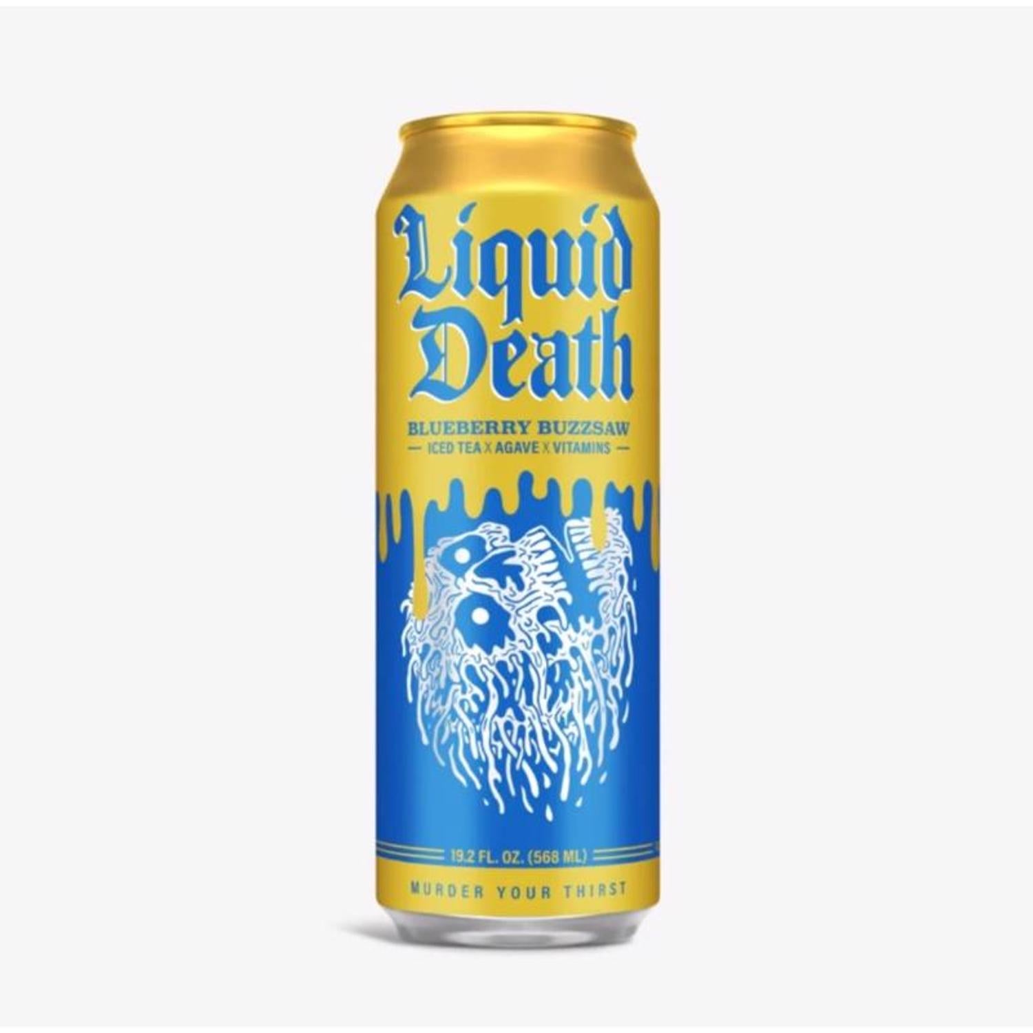 Liquid Death Blueberry Tea 19.2 oz 1 pk - Case of 12
