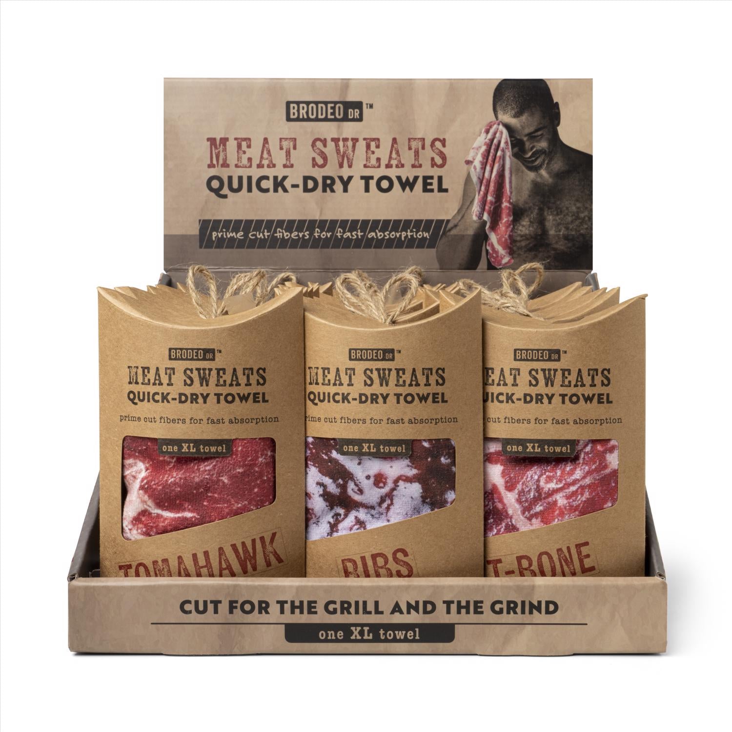 Brodeo Drive Meats Quick-dry Towel 1 pk - Case of 18